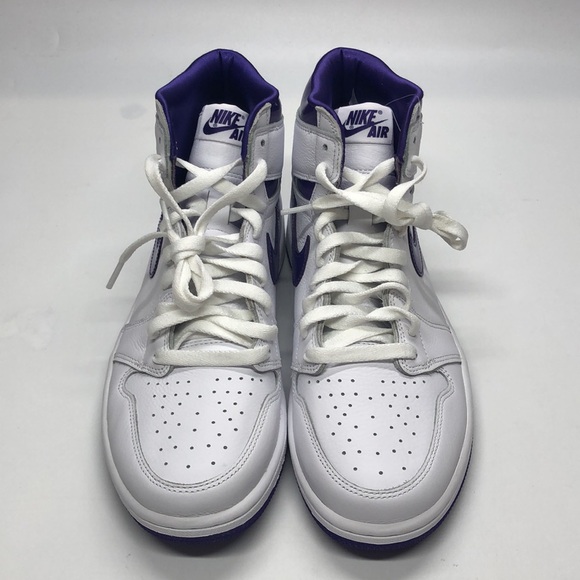 Women’s Nike Air Jordan 1 Retro High Court Purple CD0461-151 NWOB - Picture 3 of 5